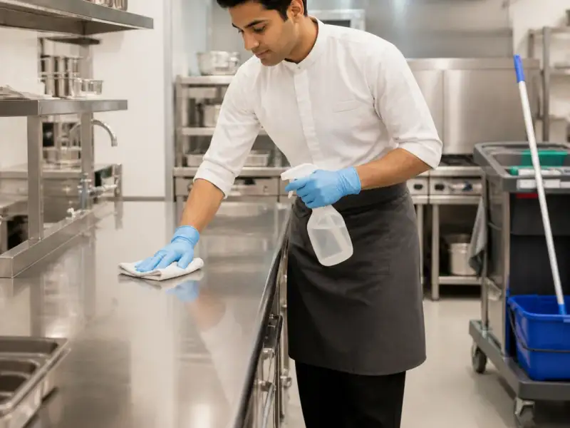 Gastronomie & Spüldienst Team im Einsatz