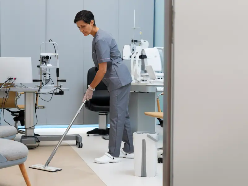 Professionelle Reinigungsmethode
